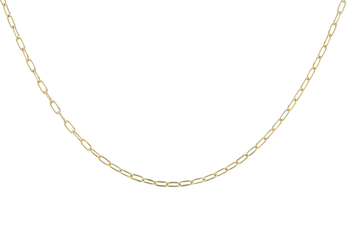 A274-51148: PAPERCLIP SM (18IN, 2.40MM, 14KT, LOBSTER CLASP)