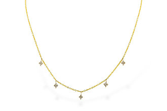 G274-52956: NECKLACE .19 TW (18")