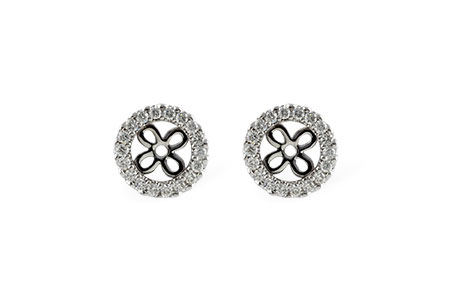 L188-12920: EARRING JACKETS .24 TW (FOR 0.75-1.00 CT TW STUDS)