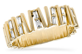 A190-86557: LDS DIA WED RG .24 TW BAGUETTES