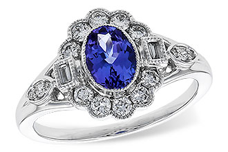 C275-37511: LDS RG .80 TANZANITE 1.20 TGW (7x5MM OV)