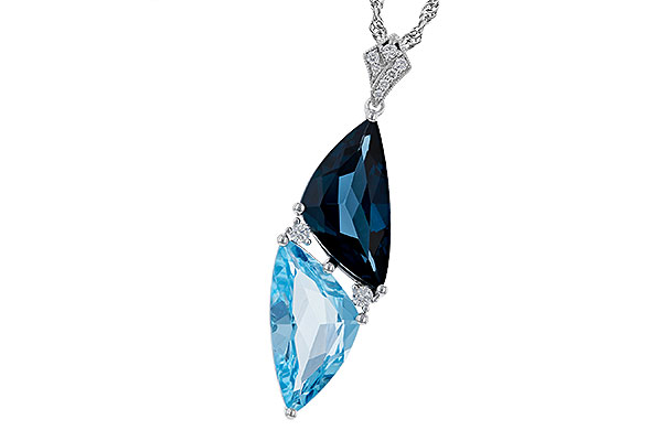 C275-38411: NECK 6.87 BLUE TOPAZ 6.97 TGW