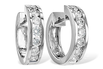 D186-30202: EARRINGS 1.50 TW