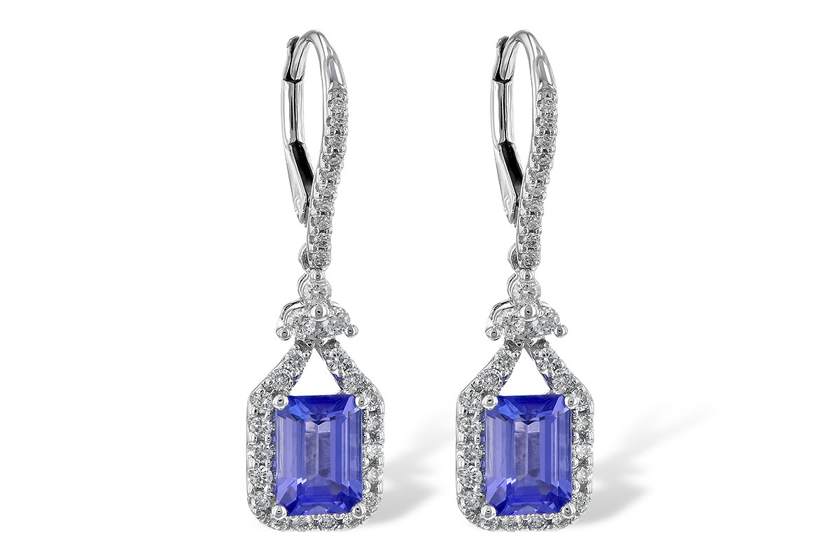 D190-82047: EARR 1.60 TW TANZANITE 2.08 TGW