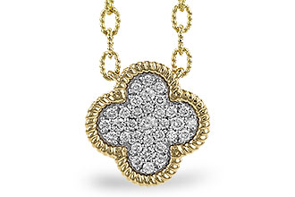 F274-53865: NECKLACE .32 TW (18")